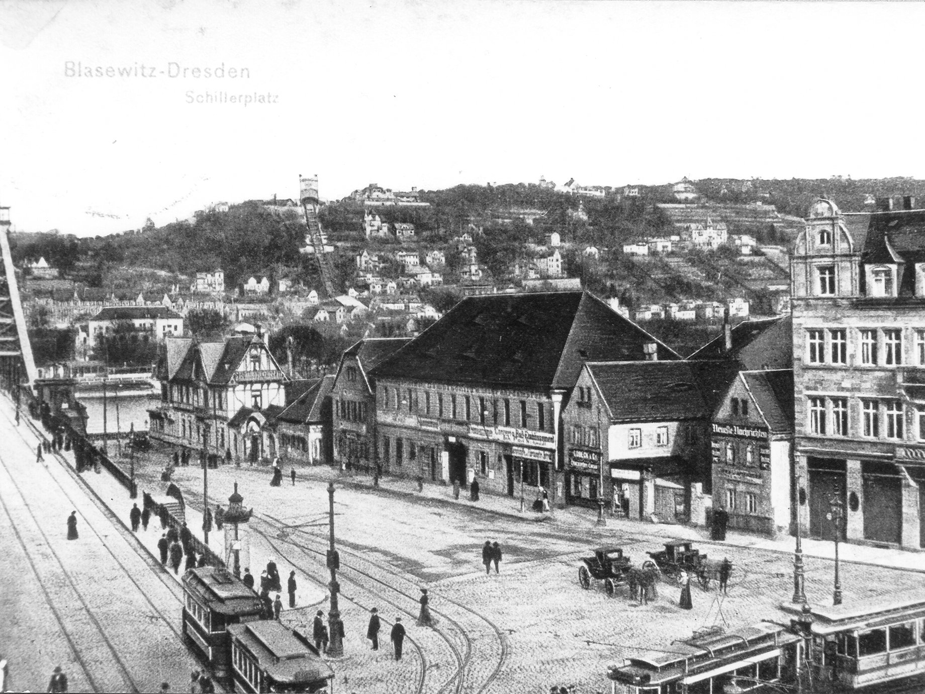 Historische Ansicht des SchillerGartens.
